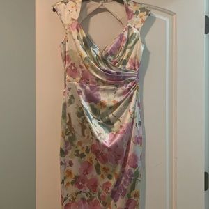 Short, fancy, floral size 4 dress